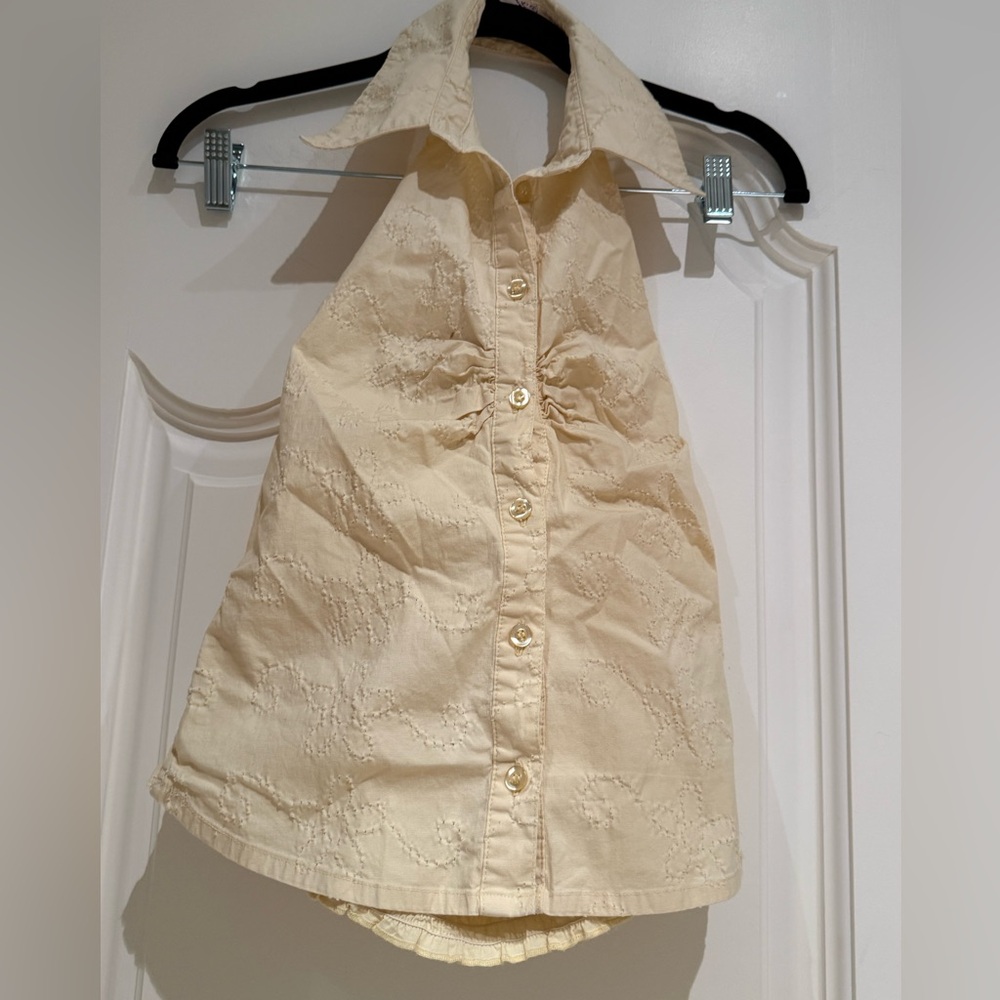 Buffalo David Bitton Light Yellow Top